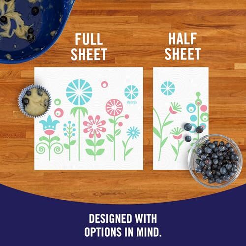 Sparkle Pick-A-Size Paper Towels Spirited Prints 6 Double Rolls = 12 Regular - Picture 12 of 12