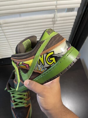 Nike Sb Dunk Low De La Soul 2015 Size 11.5 Decent Condition