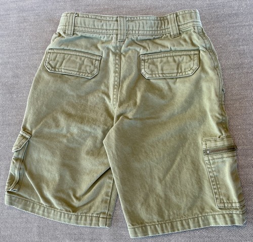 VTG 2004 GAP KIDS Durable Goods Cargo Pocket Bermuda Shorts 5T 5 Yrs Moss Green - Picture 3 of 5