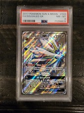 Solgaleo GX 2017 Pokemon Sun & Moon Full Art #143 Ultra Rare PSA 8 on eBay