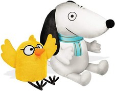 YOTTOY Number One Sam and Chick Soft Stuffed Plush Toy Pair BRAND NEW IN BAG