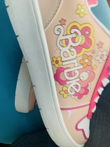 Barbie Sneakers Court Lace Up Tennis Walking Shoes Hot Pink Womens Size 7 New - Picture 9 of 9