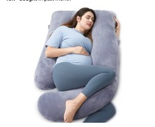 Momcozy Pregnancy Pillow U-shape In Color Gray