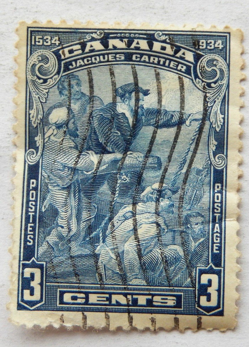 Canada 1934 Jacques Cartier 3 Cents Stamp - Cancelled SB6201 | eBay