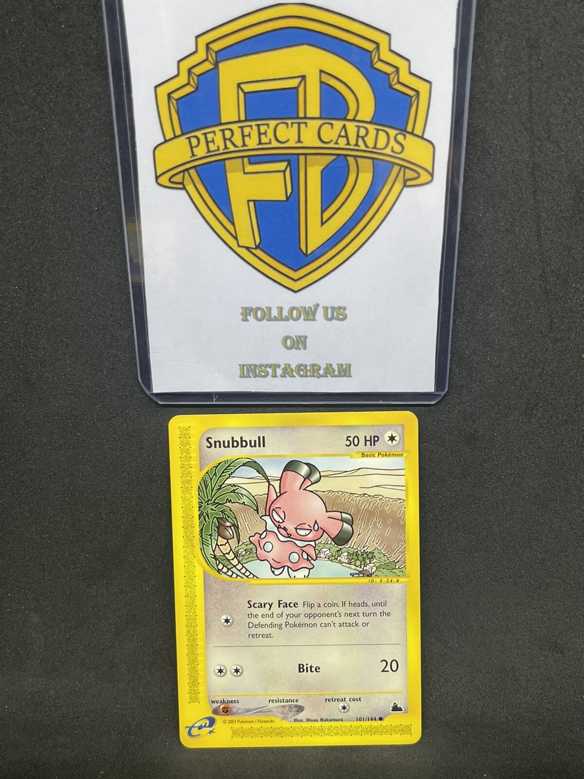 POKÉMON SKYRIDGE SNUBBULL COMMON 101/144 NM ENG