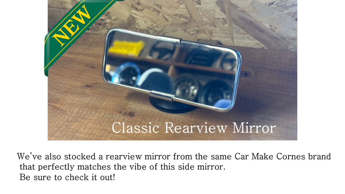 Mazda NA NB Miata MX-5 Light Weight Chrome Mirrors CAR MAKE CORN'S
