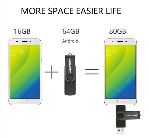 Clé USB 32Go 2.0 avec connecteur pour entrées USB, Type-C et Micro-USB OTG 3 en1 - Photo 4/7