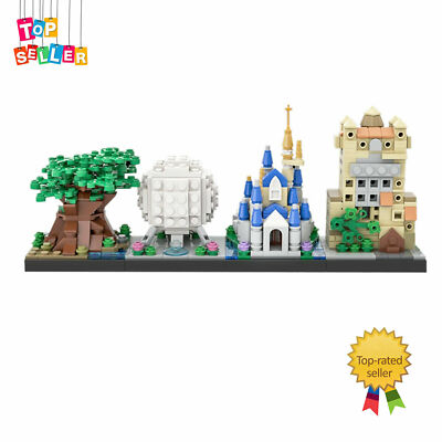 Iconic Theme Park Lite Version 529 Pieces Building Toys Set MOC Build Gift
