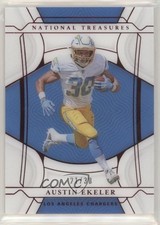 2021 Panini National Treasures Jersey Number Red 21/30 Austin Ekeler #89 s3g