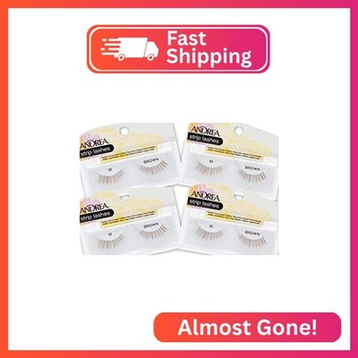 Andrea False Lashes Style 53 - Brown, Lightweight, Natural-Looking False Eyelash
