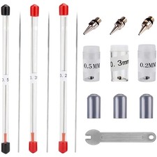 Airbrush Düse Nadel Set 0,2mm 0,3mm 0,5mm Zubehör Ersatzteile