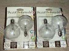 4 Scentsationals 25 Watt Wax Warmer Light Bulbs - 2 2 Packs.