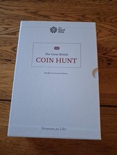 Royal Mint Binder For 2 Coins Box With Inserts To Collect Coins And Store.