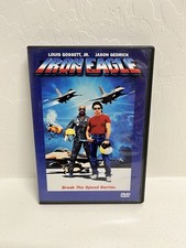 Iron Eagle DVD 1986 Louis Gossett Jr Jason Gedrick Widescreen Complete w/ Insert