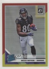 2019 Panini Donruss Optic Rated Rookie Red & Yellow Prizm Miles Boykin #180 0o6v