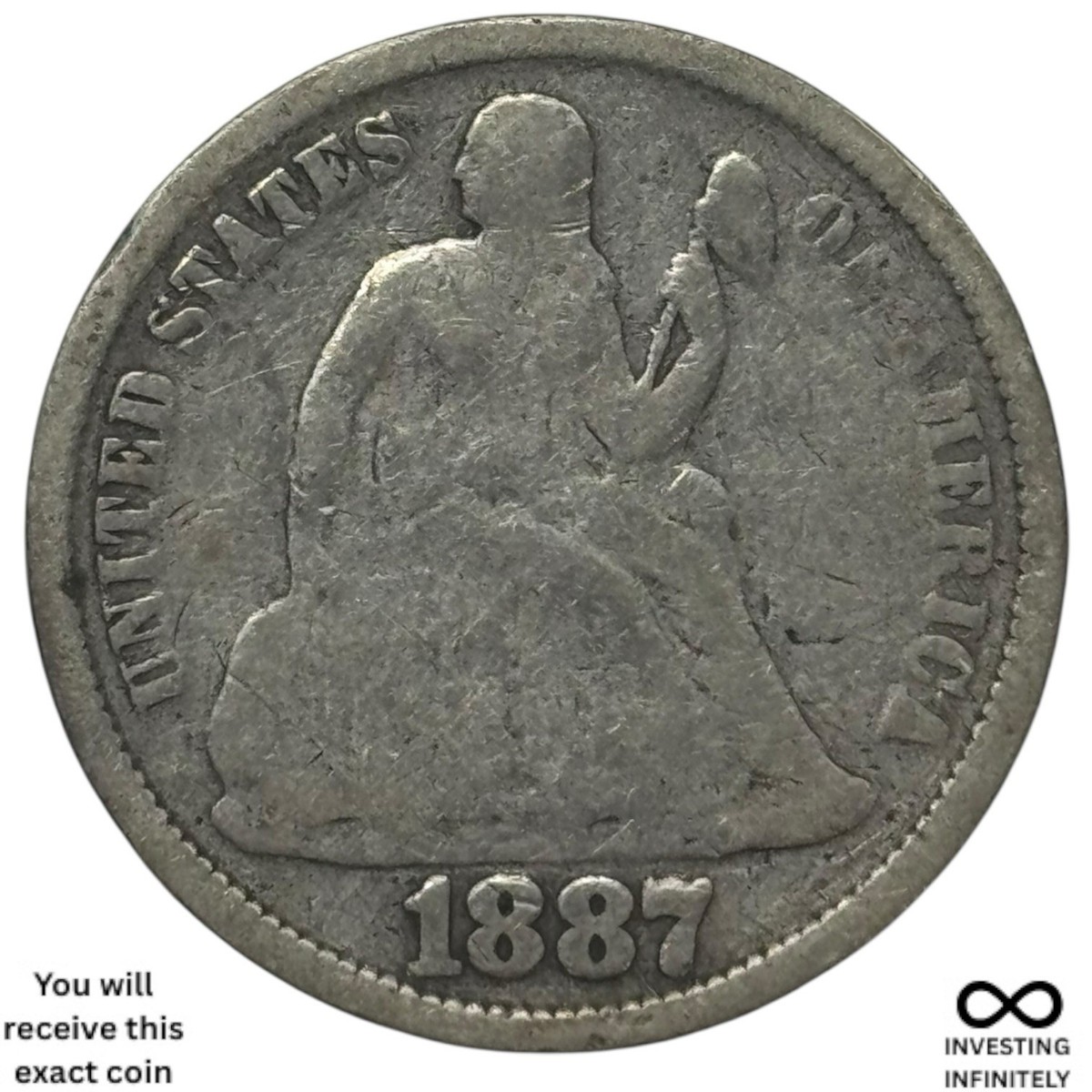 Dime バギー　レア 1891 Liberty Seated Dime. Error. CUD Obverse @ 5:00. 153482 | eBay