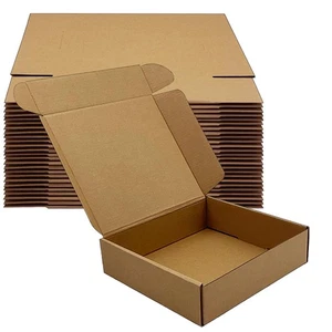 Shipping Boxes 8x5x2 inch 50 Pack,Brown Corrugated Boxes Mailer Packaging for... - Picture 1 of 8