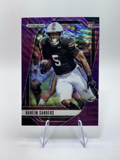 Panini 2025 Prizm Draft Raheim Sanders South Carolina Football Purple Wave Rook…