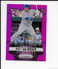 2014 Panini Prizm MATT DEN DEKKER NEW YORK METS #197 Purple 22/99