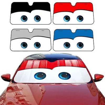 Cartoon Augenblende Auto Windschutzscheibe Sonnenschutz SUV Auto Frontscheibe Schild Abdeckung