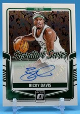 Panini 2024-25 Donruss Optic Signature Series Ricky Davis Celtics Ss-ids Auto