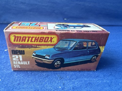 MATCHBOX SUPERFAST - 1976 #21 RENAULT 5TL - YELLOW LE CAR *BEAUTY* MIB🔥 - Picture 4 of 12