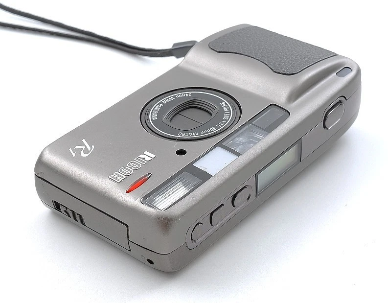 [LEIA, TESTADO] Câmera de Filme 35mm Ricoh R1 Cinza Point & Shoot do Japão - Imagem 4 de 4