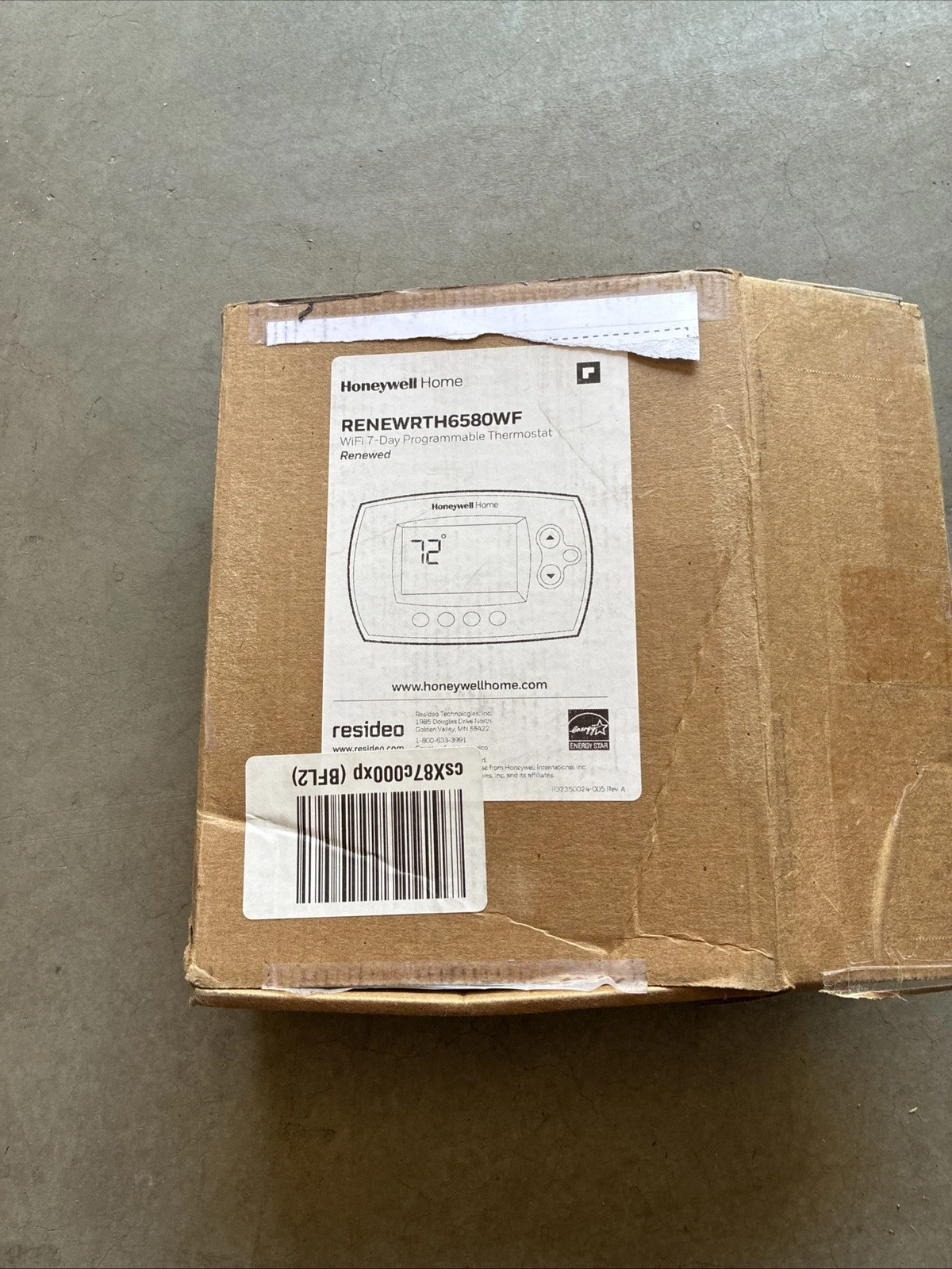 Honeywell Home RTH6580WF Wi-Fi 7-Day Programmable Thermostat, White