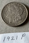 1921p Morgan Dollar, 90% Silver