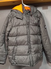 Nautica Boys Deluxe Bubble Heavy Weight Coat Gray Size Large
