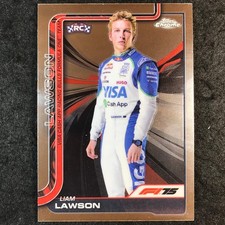 2025 Topps Chrome F1 LIAM LAWSON Rookie Base #11