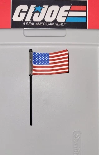 GI Joe Gung Ho 1992 - 93 Flag Accessory Original 90's Hasbro Unbroken