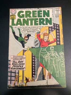 GREEN LANTERN #7 (1961) **Key 1st Sinestro!** Nice Copy Bright & Colorful!