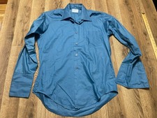 Van Heusen Shirt, Men's Size Large Blue, Button Up, Long Sleeve