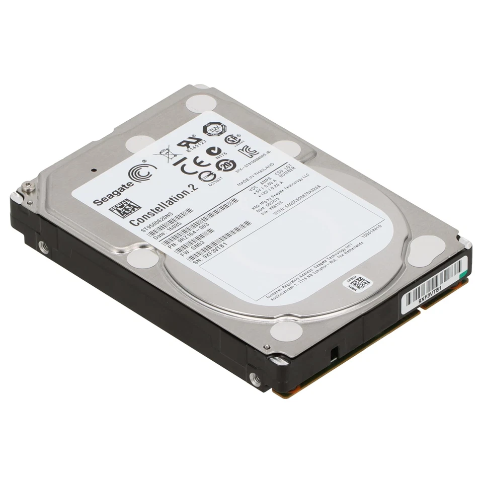 Seagate SATA Festplatte 500GB 7,2k SATA 6G 2,5" - ST9500620NS