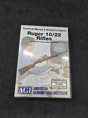 AGI Technical Manual & Armorers Course Ruger 10/22 Rifles DVD