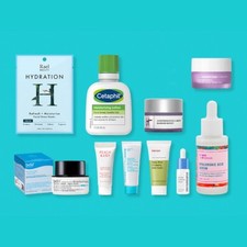 ULTA 11 PC DELUXE SAMPLE SET Hydration Skincare Mask Creams  FULL SIZE Serum