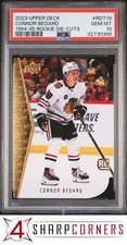 2023 UPPER DECK 1994-95 ROOKIE DIE-CUTS #RDT19 CONNOR BEDARD RC PSA 10