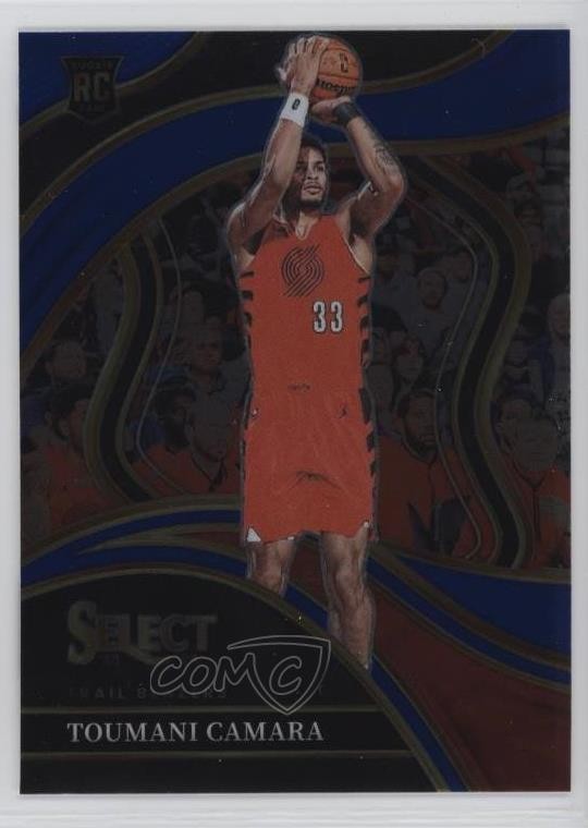 2023-24 Panini Select Courtside Blue Toumani Camara #272 06v5