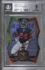 2016 Select Premier Level Die-Cut Tie-Dye Prizm 14/25 Jordan Howard BGS 9 1e5