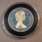 1986 proof Canada silver dollar Vancouver