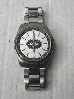Game Time NFL NY Jets Three-Hand Quartz Analog Men's Watch Sz.7 3/4''