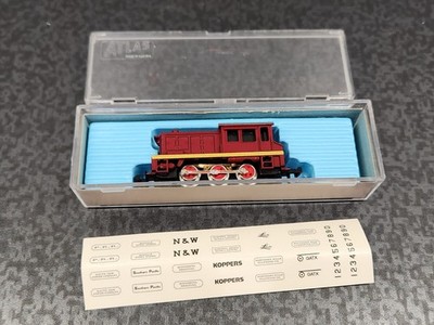Vtg Atlas N Scale 4069 Davenport 0-6-0 Switcher Diesel Locomotive ~ Old Stock