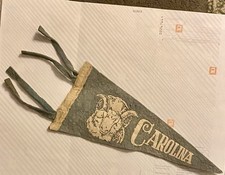 Vintage SOUVENIR Pennant BANNER Ram Carolina SHIP FAST