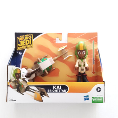 Disney Star Wars Young Jedi Adventures Kai Brightstar & Speeder Bike Vehicle Set