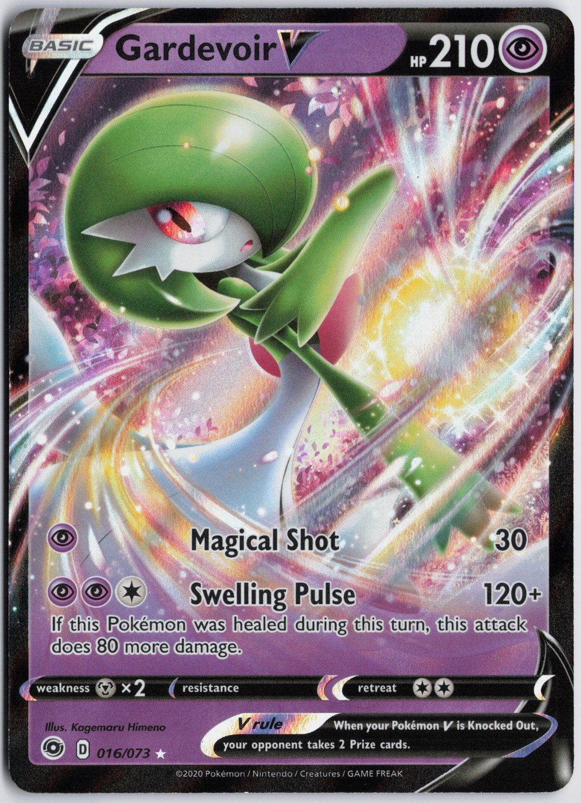 Gardevoir V Ultra Rare Champion's Path 16/73 NM