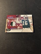 2002 Fleer Maximum Vinny Testaverde Dressed to Thrill Name Plate Relic 65/100