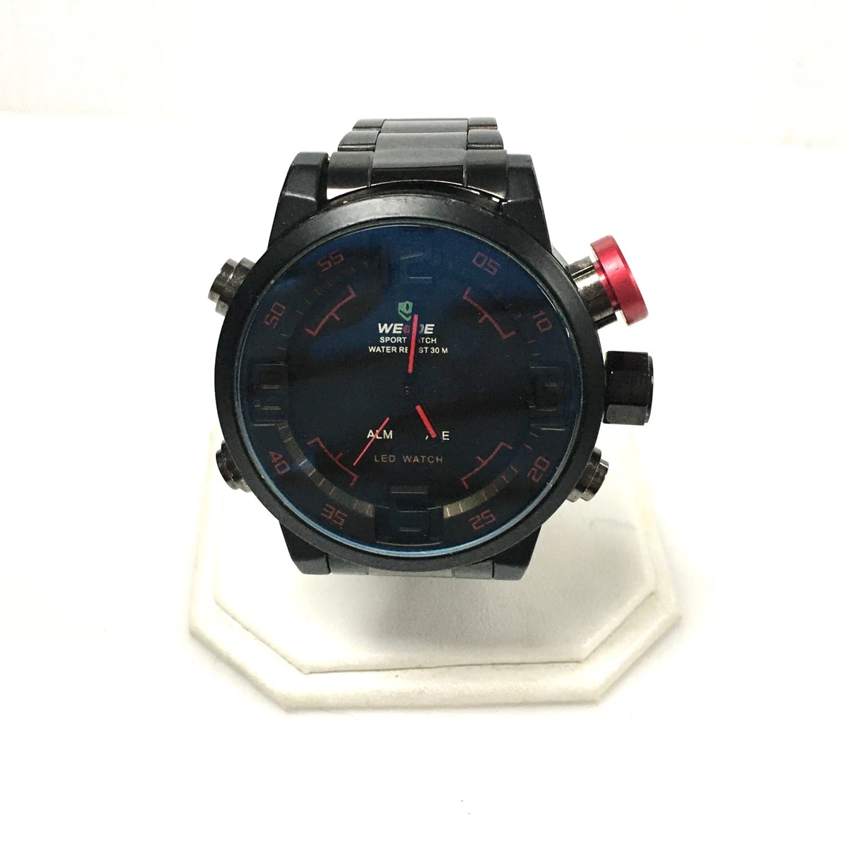 NWT Weide High End Double Movement LED Watch * Rare Watch Find RETRO LED WATCH  main image 3