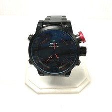 v454 WEIDE WH2309 Army Military LED Digital Quartz Stainless Band Alarm Watch