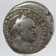 Vespasian AR Tetradrachm Seleucis Pieria, Antioch Roman Provincial Coin 69/70 AD